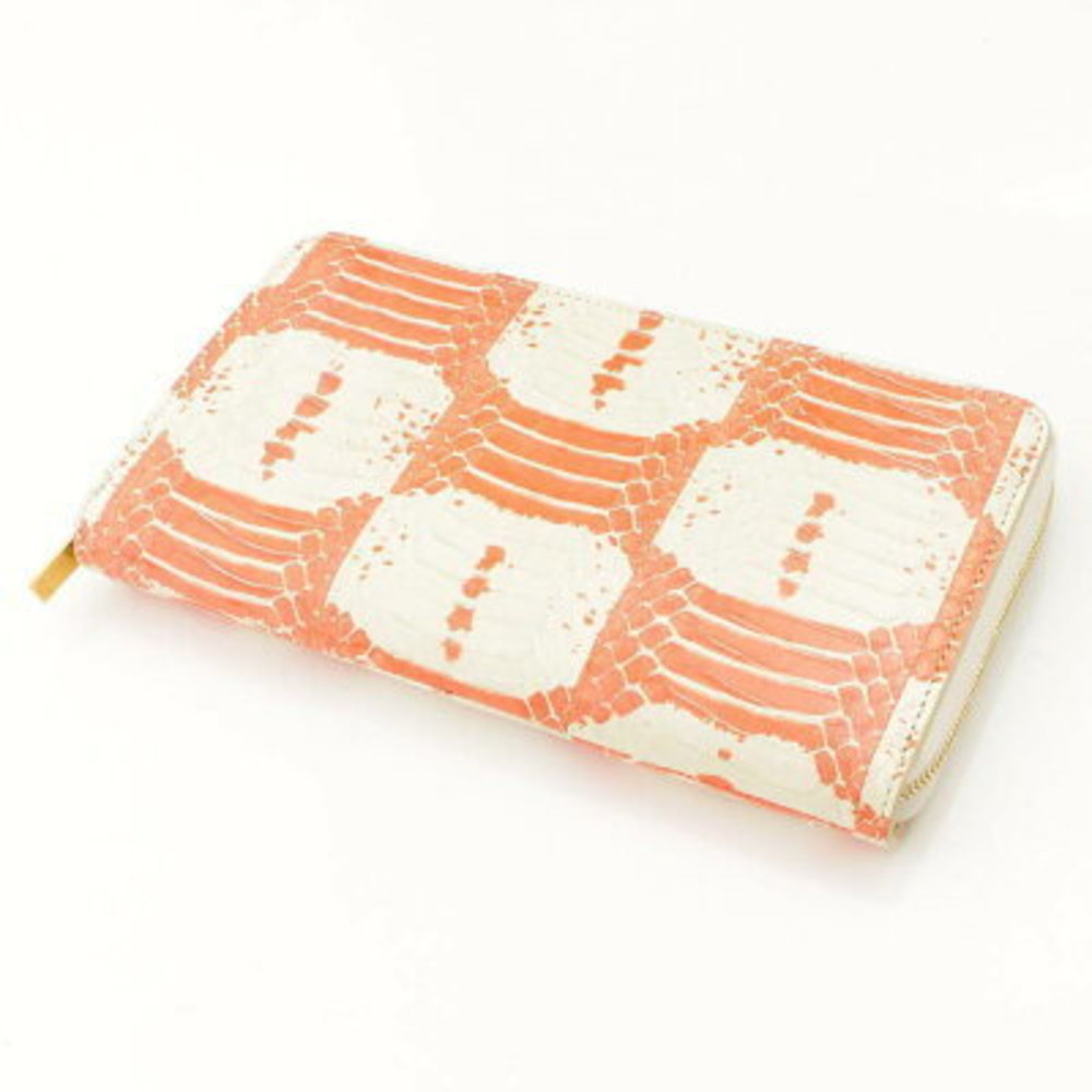 Celine Multifunction Python Long Wallet Ivory Whi… - image 3